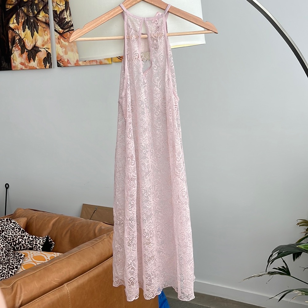NWT La Vie En Rose Pink Lace Nightie - Picture 5 of 5